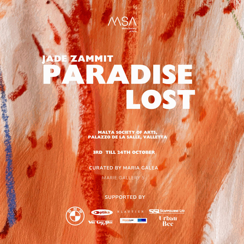 Paradise Lost By Jade Zammit, At the Malta Society of Arts Valletta