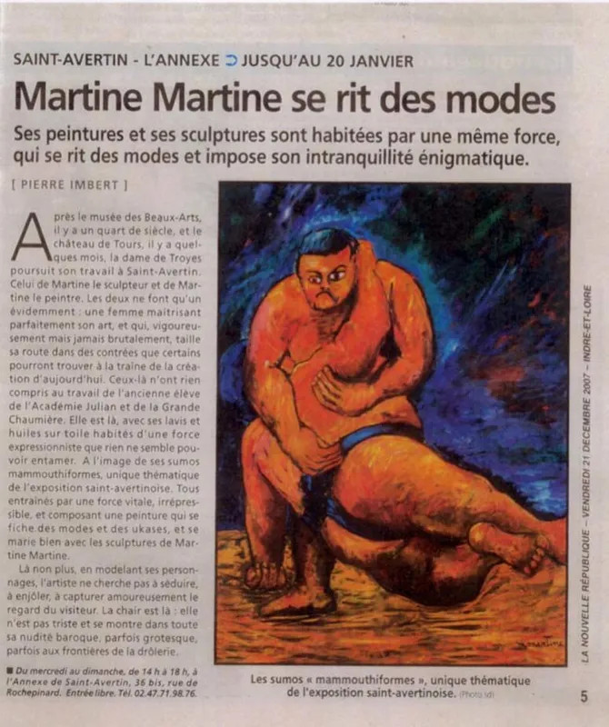 Martine Martine se rit des modes