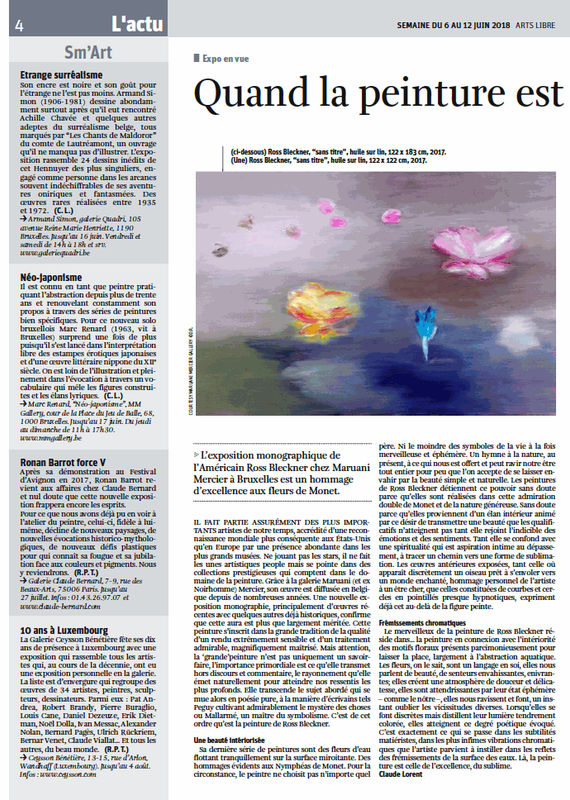 Quand la peinture est poésie pure et sublimation