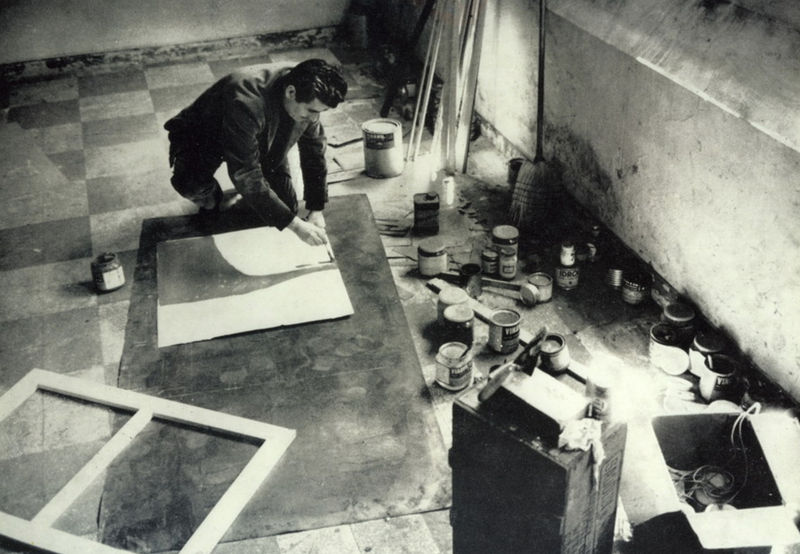 Alberto Burri, 1959. Fondazione Burri