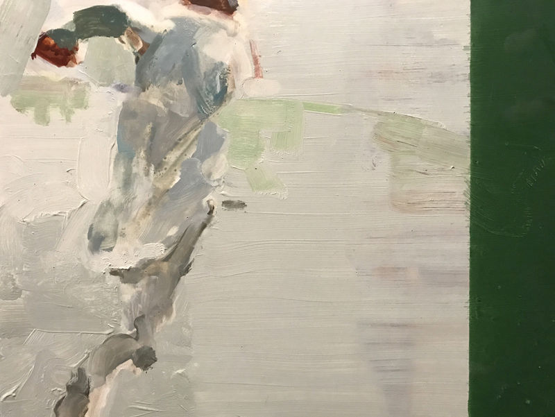 'Boundary', oil on birch panel, 27 x 36 cm