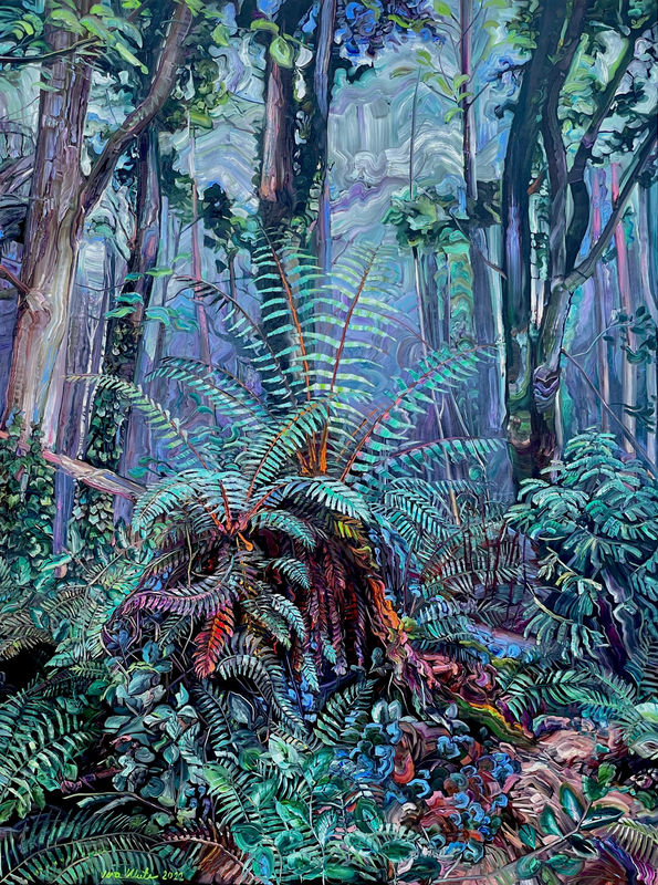 Vera Klute, 'Crown', oil on canvas, 160 x 120cm