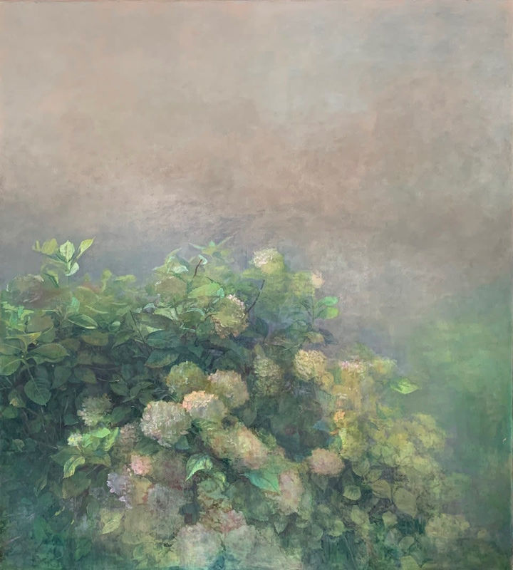 Maeve McCarthy, 'Garden Écutigny', oil on canvas, 200 x 180 cm