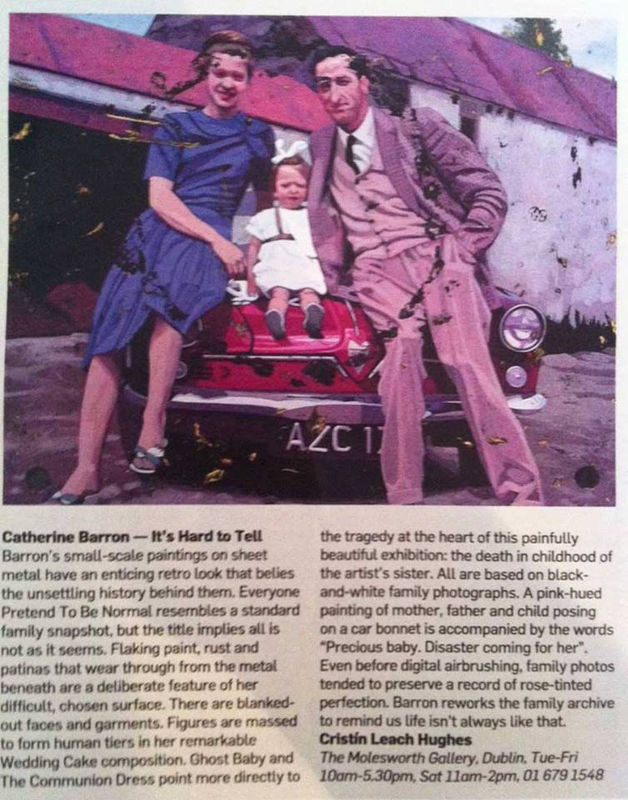 It's hard to tell: Catherine Barron