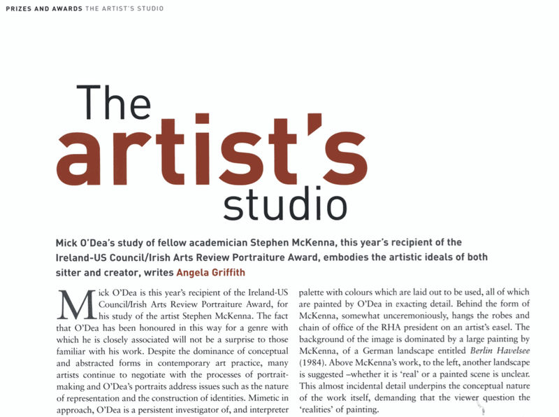 Mick O'Dea: The Irish Arts Review