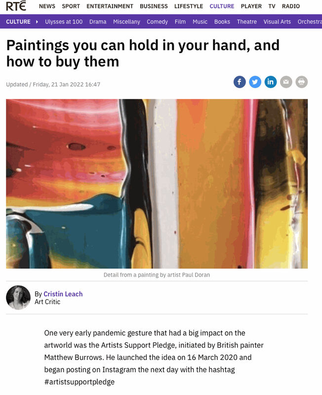 Paintings you can hold in your hand: Cristín Leach