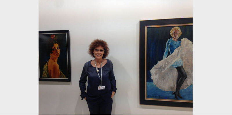 La galerie Natalie Seroussi à la foire de Bâle vu par Paris Match