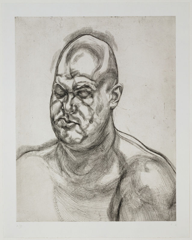 Lucian Freud (1922-2011), Large Head, 1993