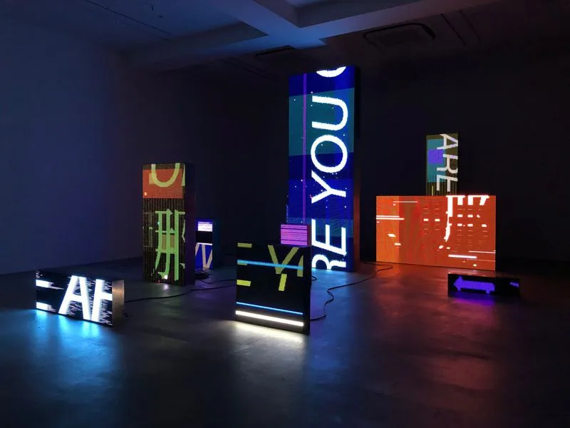 Installation view of "Night Falls", 2020, Ota Fine Arts Tokyo