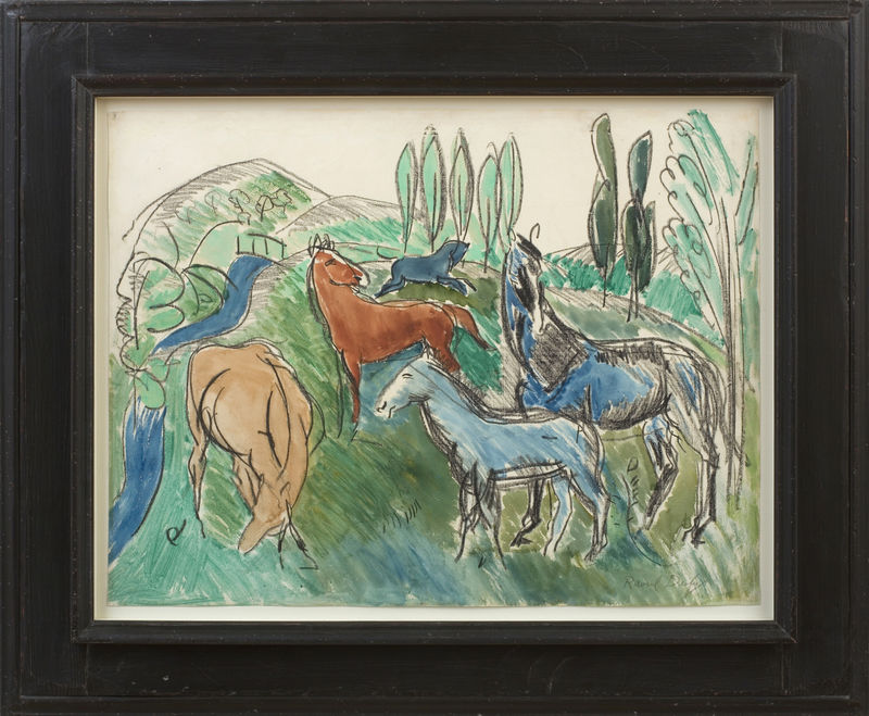 Dans les prairies de l'Eure, c. 1919