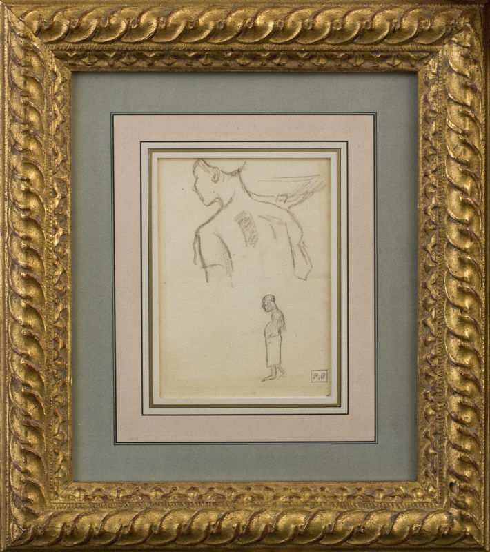 Double-sided sheet of studies of Martiniquais figures, 1887