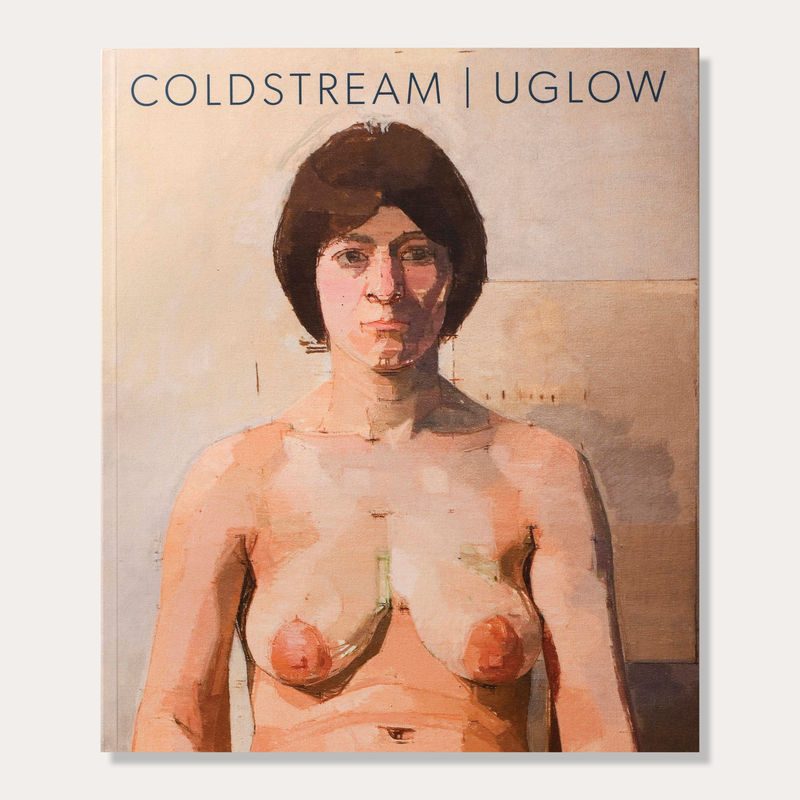 Front cover view of catalogue, showing Euan Uglow, 1932-2000, 'Miss Venne' (detail), 1966-67. Oil on Canvas, 101.5 x 75 cm, 40 x 29 1/2 in.