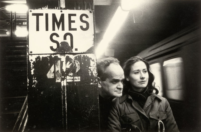Manny and Patricia, NYC Subway. Photographed by Ralph Gibson, 1967