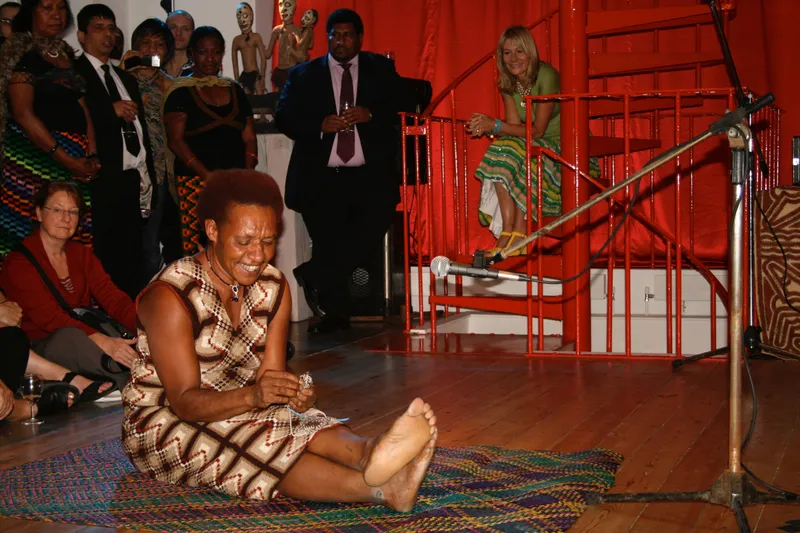 Rebecca Hossack Art Gallery's Bilum Fashion Show