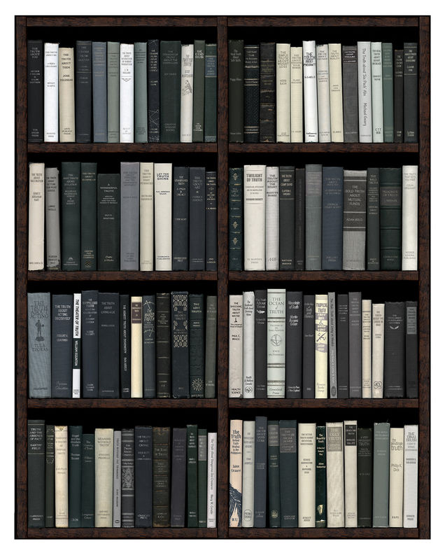 The truth in black and white with some grey areas artwork by printmaker Phil Shaw in The Lady magazine, available at Rebecca Hossack Art Gallery