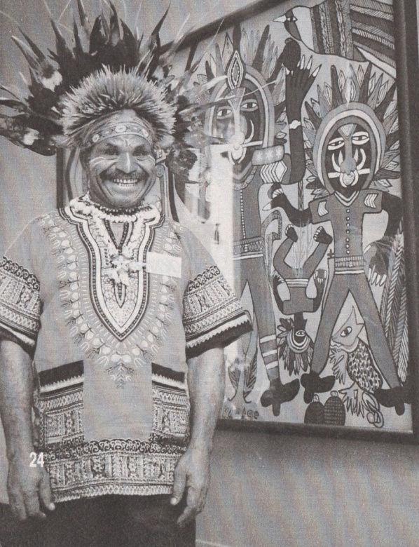 Mathias Kauage Private View