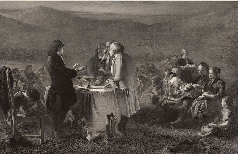 Detail from The Covenanters' Communion (after George Harvey)