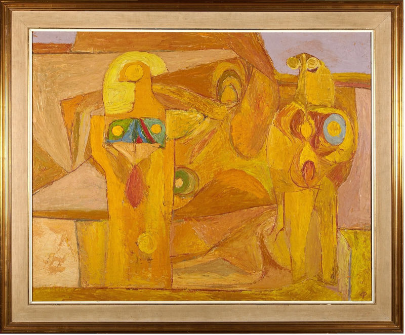 Yellow Landscape with Figures . RSA collections