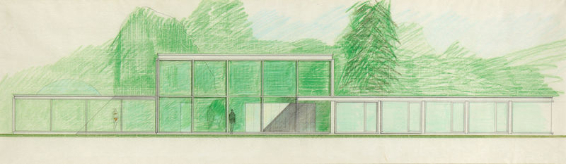 Design for Morris Residence Woodcote, Fala, Midlothian RSA Diploma Collection