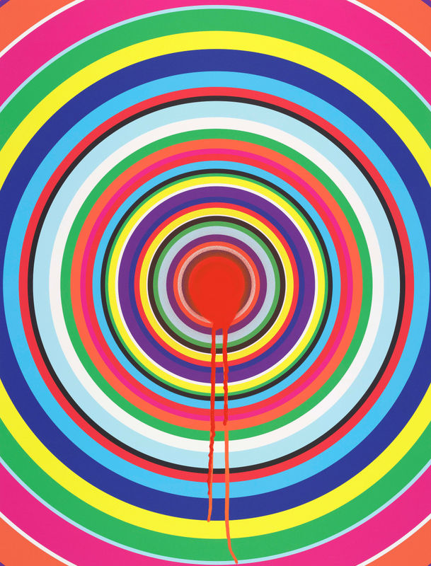 Jim Lambie RSA (Elect), Sunspots 5 (detail)