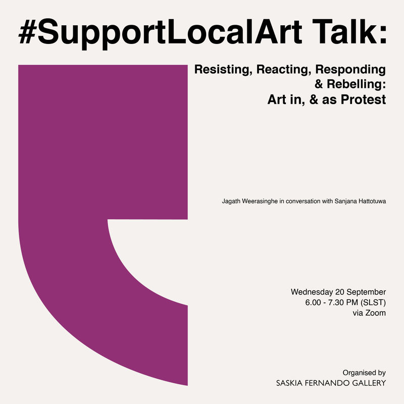 Register | #SLA Talks: Resisting, Reacting, Responding, & Rebelling: Art in, & as Protest