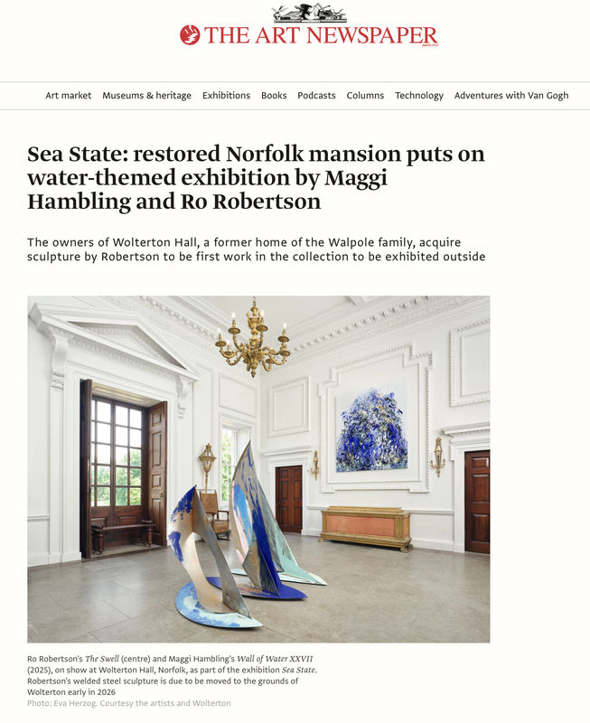 The Art Newspaper, 'Sea State' at Wolterton Hall