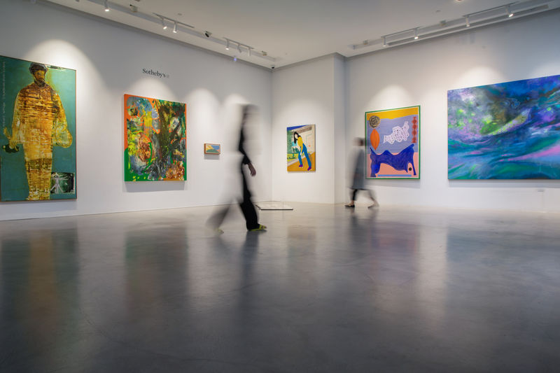 Hot Spots, A Collaboration Between Tabari Artspace and The Third Line at Sotheby’s, Adel El Siwi, Almaha Jaralla, Aya Haidar,...