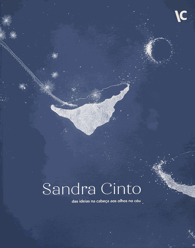 Cover image of Sandra Cinto das ideias na cabeça aos olhos no céu.