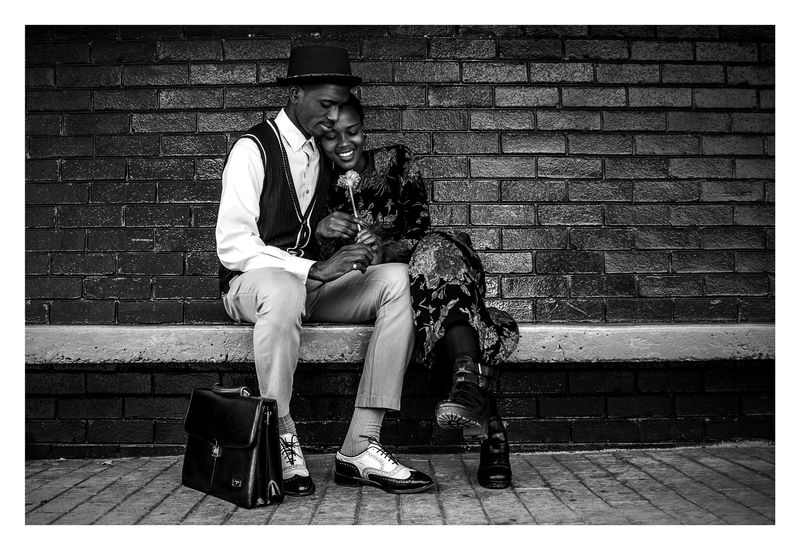 Detail from Manyatsa Monyamane's 'Pele Magareng Morago (Before During After) 3' | 2018