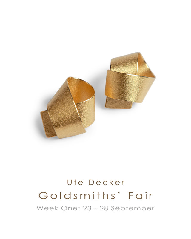 Ute Decker returns to Goldsmiths’ Fair – the leading fair for Contemporary Jewellery & Contemporary Silver