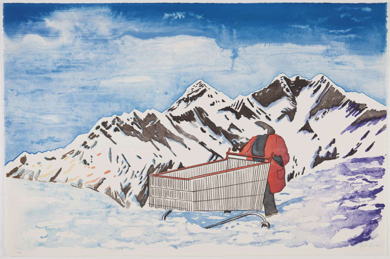 On view at the British Museum – Nordic noir featuring John Kørner and Tal R