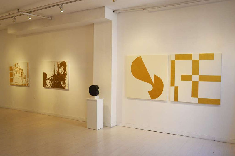 Interior photograph of a gallery.