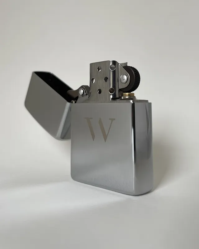 Wilks Chaplin Studio Polished Brass Lighter (Silver), $36.00