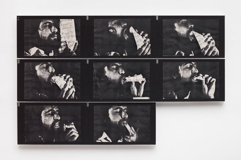 Mario Ramiro Fome de música, 1979 Xerografia 75 x 121,5 cm