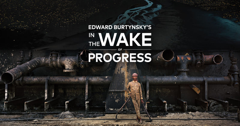 Edward Burtynsky's In the Wake of Progress installation featured on BBC Two's History of Now