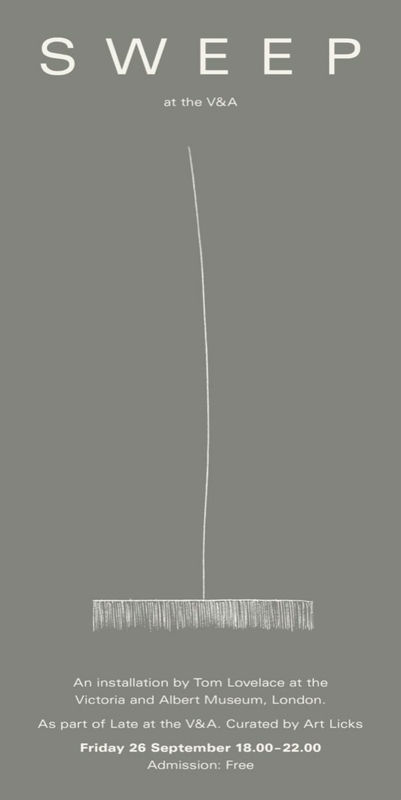 Tom Lovelace presents Sweep at V&A
