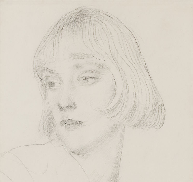 portrait of iris tree by augustus john