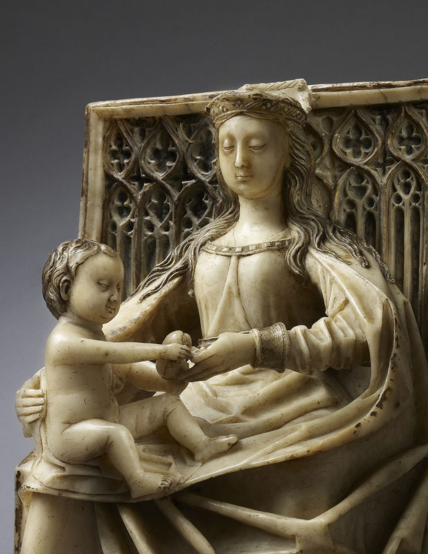 Gil de Siloe, Enthroned Virgin and Child