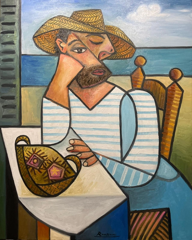 Erik Renssen, Size L | Fisherman at a table , 2026
