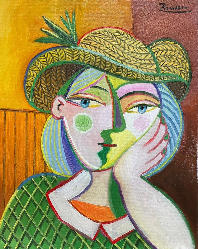 Erik Renssen, Size M | Woman in a straw hat, 2026