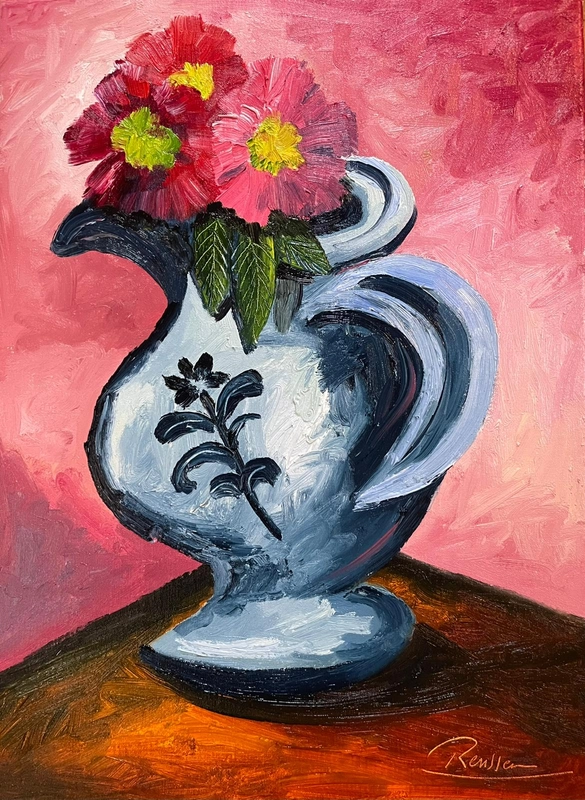 Erik Renssen, Size M | Pitcher with flowers , 2026