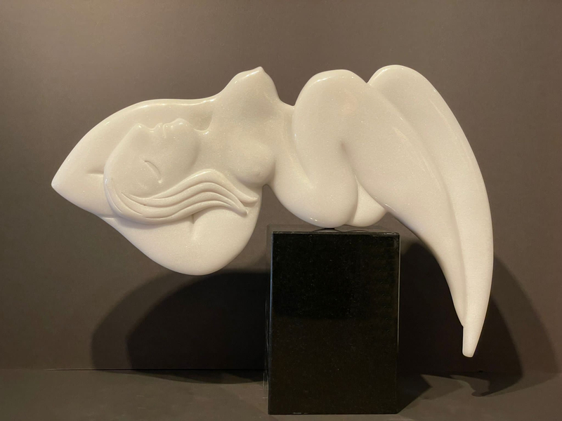 Erik Renssen, Size M | Reclining nude (white), 2021