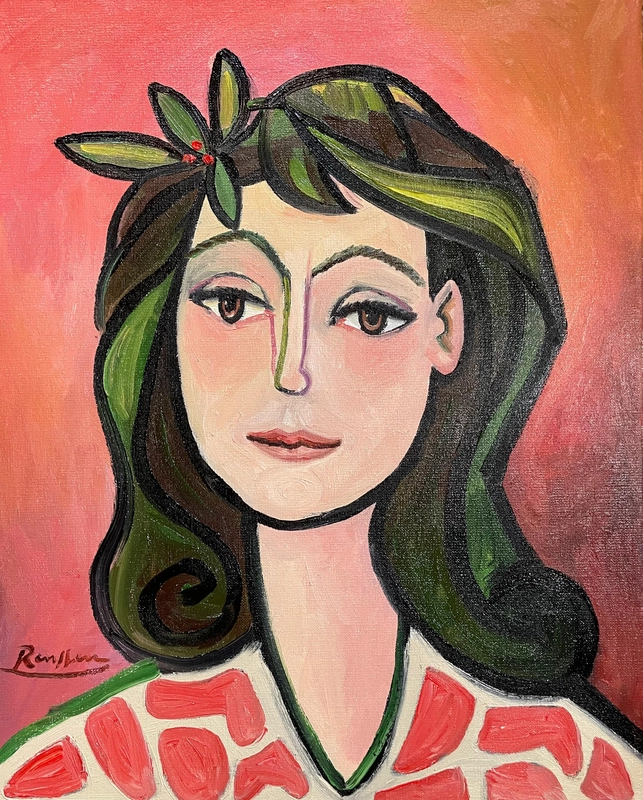 Erik Renssen, Size M | Portrait of a young woman , 2026