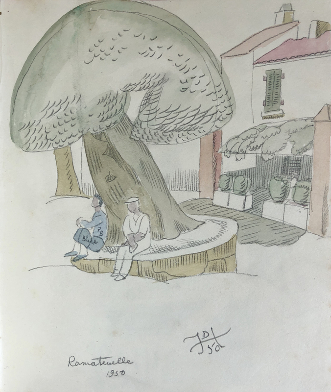 Doris Hatt (1890-1969)Ramatuelle, South of France, 1950