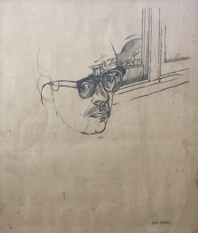 John Bratby, Self Portrait, c. 1967