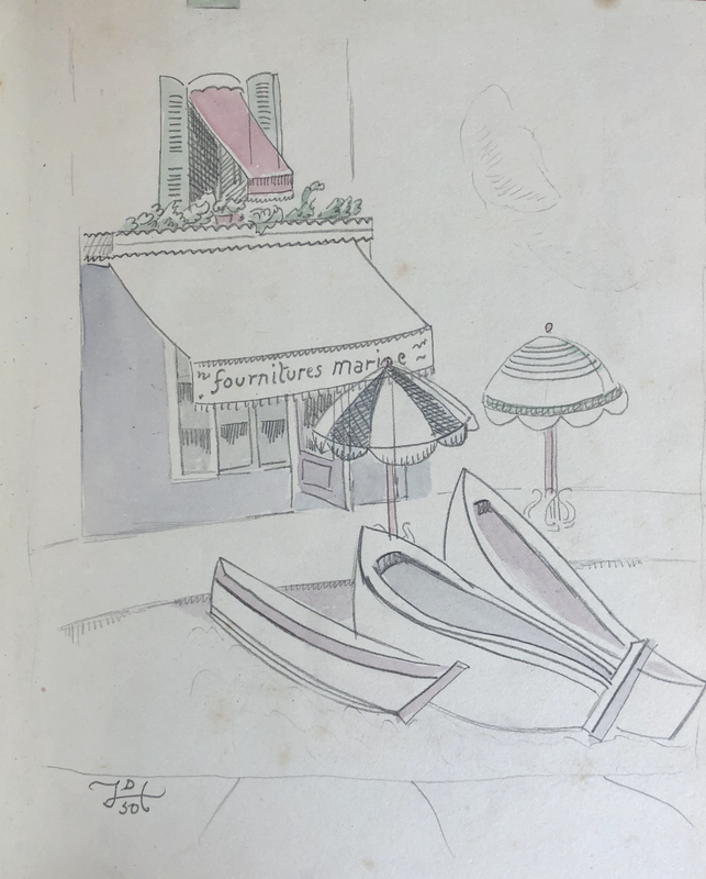 Doris Hatt (1890-1969)Shop Front, St. Tropez, 1950