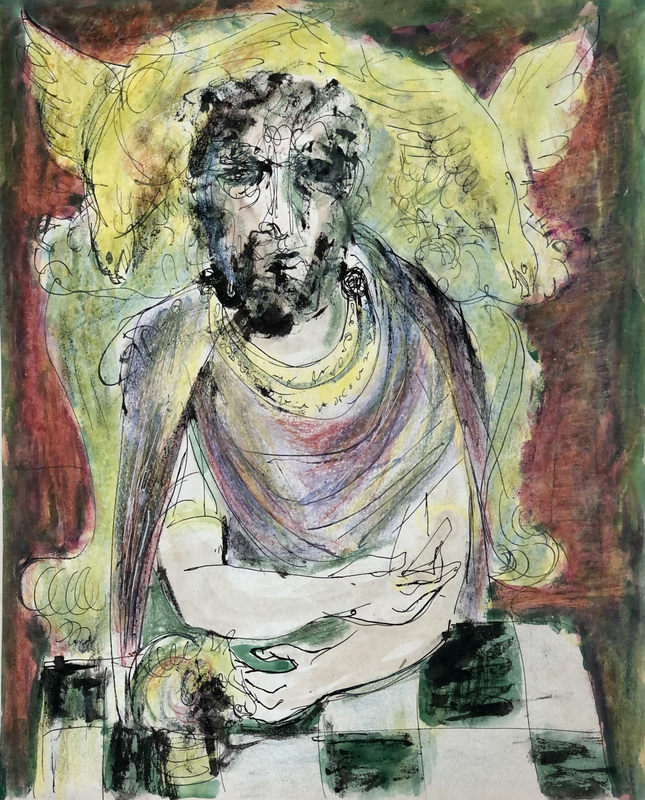 Glyn Morgan, Illustration for The Mabinogion, c. 1950