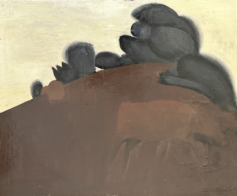 Hans Schwarz, Cows on a Hillside, c. 1962