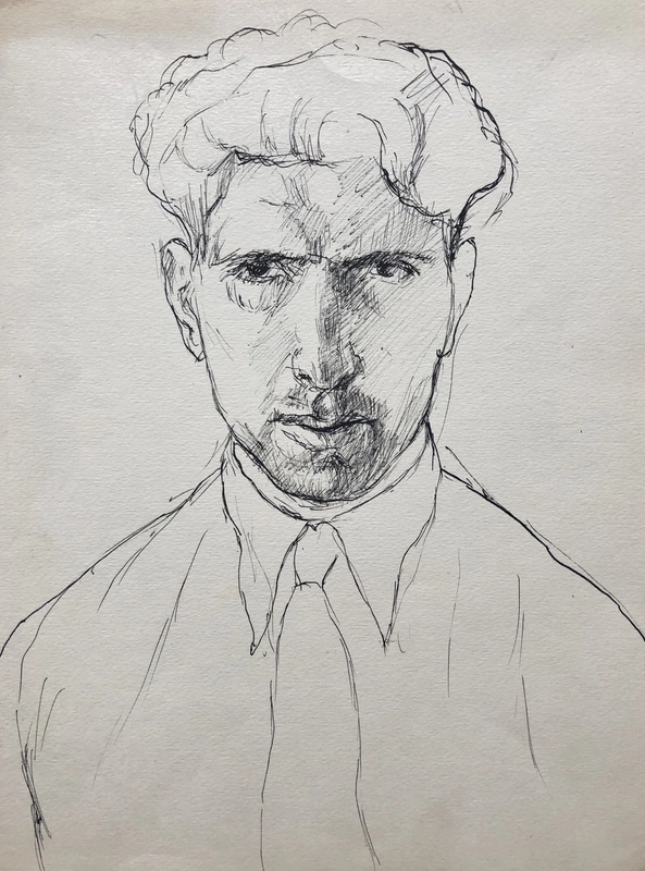 Fermin Rocker (1907-2004)Self Portrait, c. 1930s