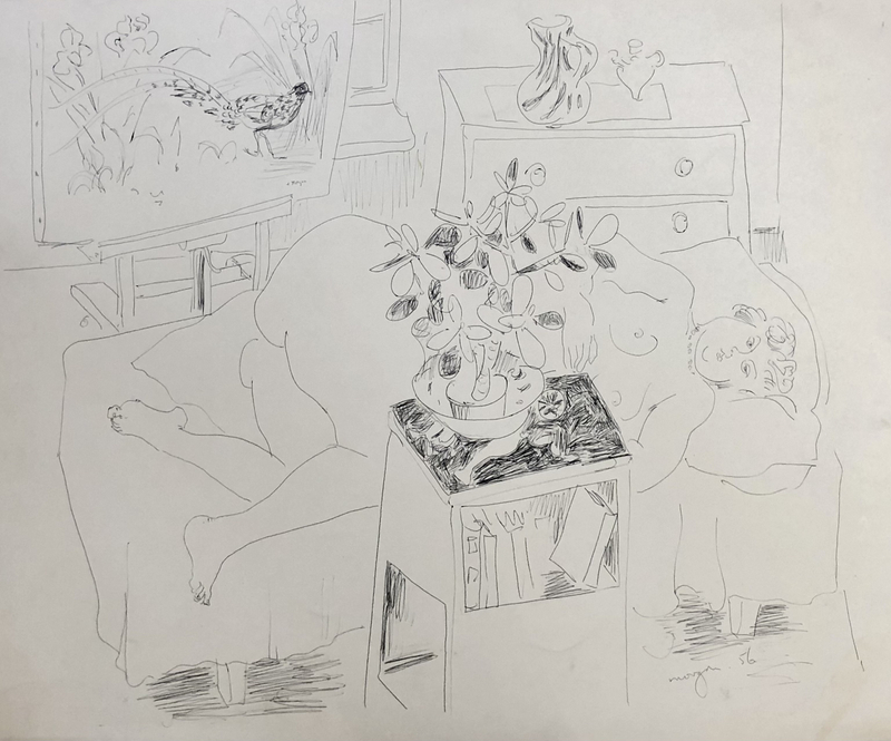 Glyn Morgan, Artist's Model II, 1956